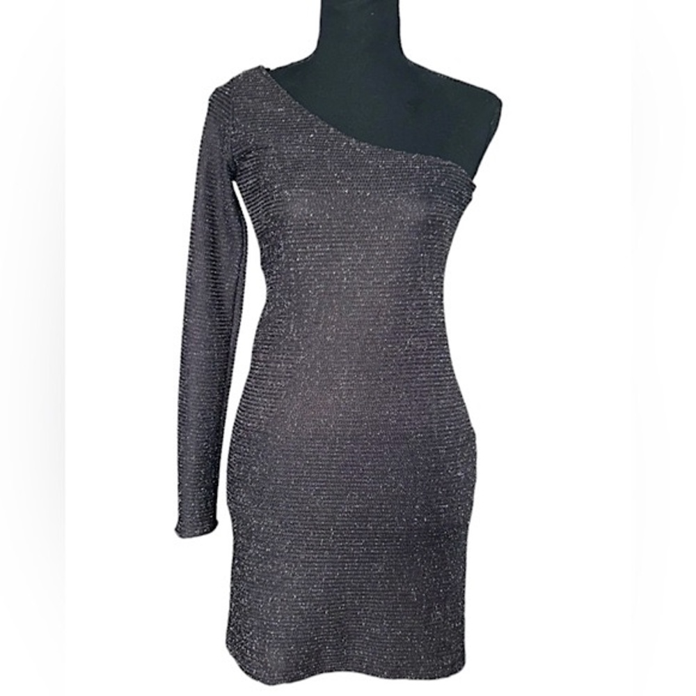 ZARA Asymmetrical Sparkly Dress